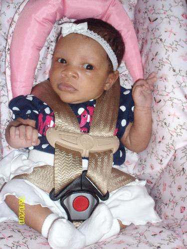 A'oki's 1st day home! - She was such a blessing to our family and work all the pain I went through!