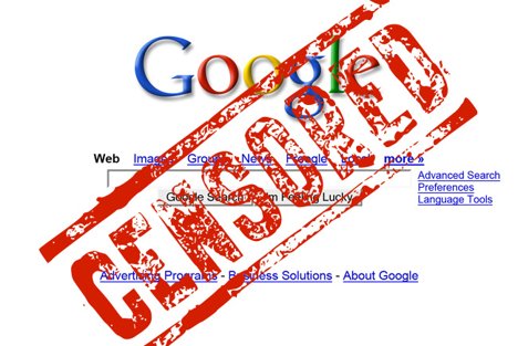 Google Sensored too?? - Just a brief example of what might happen is sopa continues.