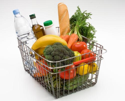 groceries - a basket of groceries