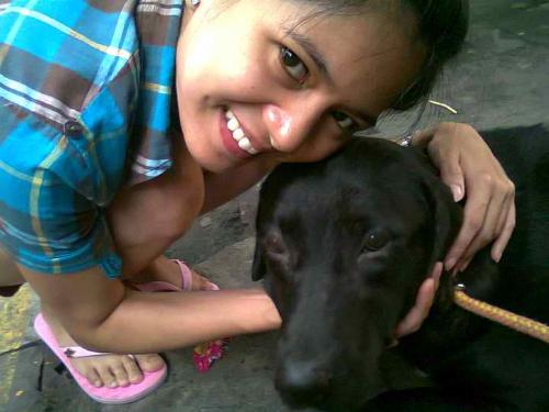 This is my black lab choko - She is very funny lovely and playful