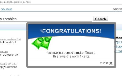 reward mylot - I won this reward on Friday 3 February 2012. I hope i will get more this month!