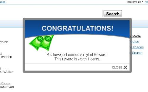 And again a mylot reward! - I just search on the word NCIS and i got this nice reward from mylot! The search function is very helpfull for me and sometimes youa lso get reward for it.