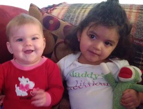 Trinity and Lexi - 2 years and 6 months old.
I miss them they are in Ft Riley and I am here in Florida (sniff)