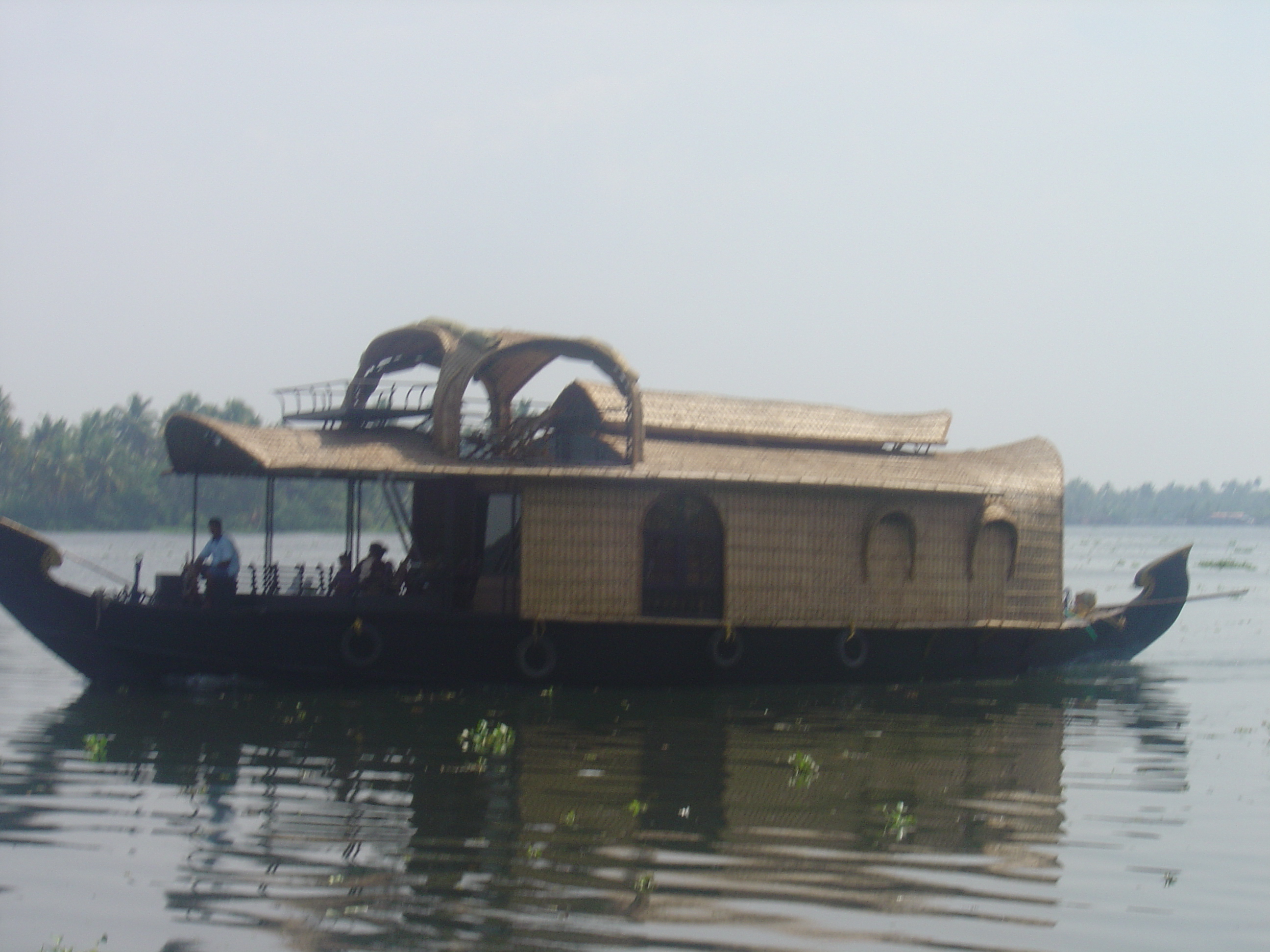 houseboat-kerla-india - this is picture of houseboat on backwaters of kerla india. worth to experience . .the palce is called ellepy .. spelling can be wrong