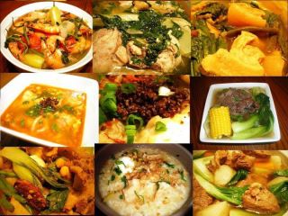 Various dishes - These are cooked food we always have in our dining room