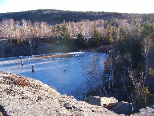 my family skating - Here we are skating in February 2012
