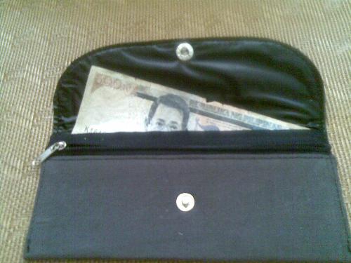 Money in the wallet - Need extra money to keep the cashflow.
