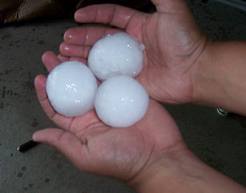 hailstones - these are hailstones