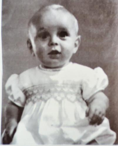 Old photos... - ...such as this one (actually a photo of a photo) of me as a baby, are contained in folders on my PC; and I try and duplicate them on my external hard drive. I don't want to lose them!