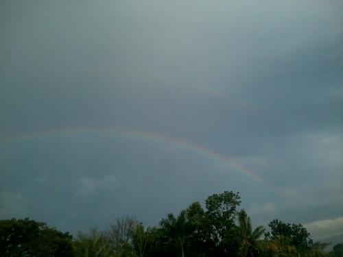 the rainbow - this is the rainbow we saw :) 
