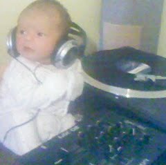 My baby DJ Harmony! - my daughter when she was about a month old.