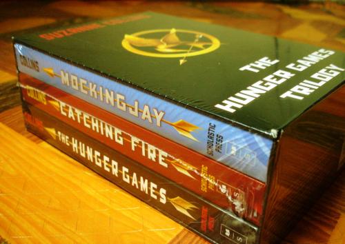 The Hunger Games Trilogy Book - My boyfriend bought me this trilogy as a gift. I have been wanting to read these books before the Hunger Games movie is released this year.