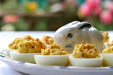 Deviled Eggs - a funny dish called Deviled Eggs