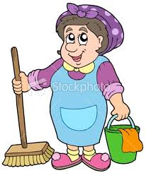 cleaning lady - a fun day of cleaning