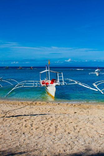 Beach in Bohol - This photo is taken at Balicasag Island by my friend&#039;s husband, Glenn Ramas. We had Island hopping and stopped over this island for a refreshing swim and snorkelling fun.