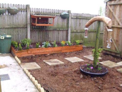 Freecycle Garden - Recycled materials used to give our garden a makeover. It was badly needed, hope that you like the result!