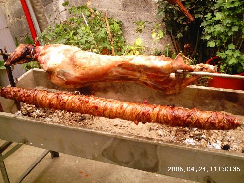 Easter in Greece - Lamb and kokoretsi
