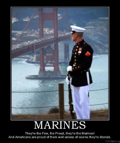 a marine guard - A picture of a marine guard