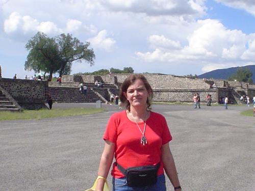 Teotihuacan ruins - A picture we took at Teotihuacan, near Mexico City.