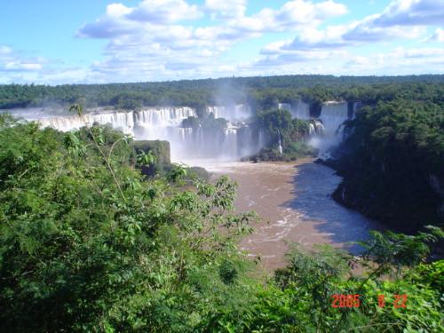 Iguazú Falls - This is a picture taken from the side that is in Argentina. Awesome!