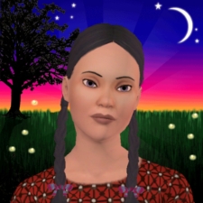 Sims avatar from Sims 3 webiste - I love playing with life. how about you?