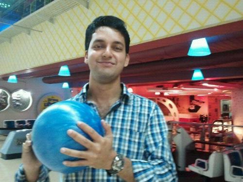 My Photo - Its me, trying out my hand at bowling :)