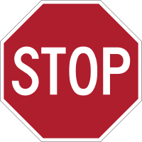 Stop The Madness - The Stop sign means stop for traffic, but to me it means stop the eBay madness.