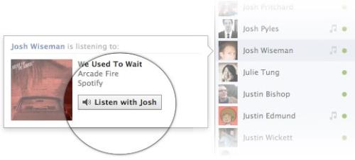 Hearing Music in facebook - This is the clue i got from my friend, about an apps that can help us listen music together in facebook chat.