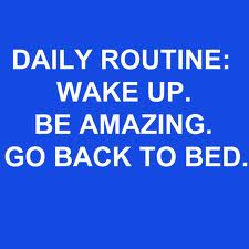 Daily routine - Daily routine when I wake up! Funny! :))