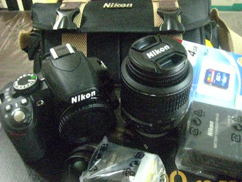 The Camera I&#039;ve won - Nikon DSLR D3100 camera I&#039;ve won in an auction site online.