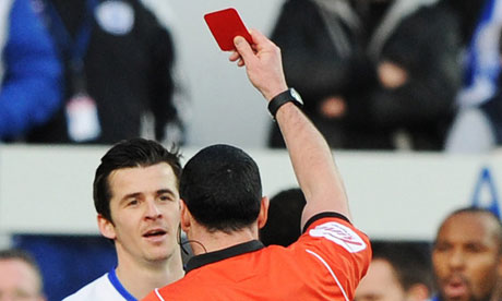 Joey Barton sees red - Joey Barton - will he ever change?