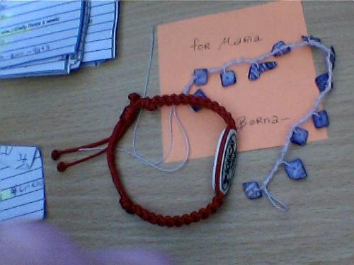 A simple gift from a friend - My friend just had a trip from a beautiful island here in my country. And I am so glad that she brought me some simple souvenirs from there. It does make my day!