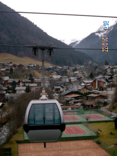 Cable Cars - The last time We went skiing in France,this cable car crossed the valley near our hotel..it went up to a ski slope on a nearby mountain..We didn't travel on this particular one,but the slopes we skied on also had them!