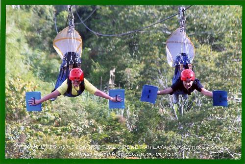 Very long Zip Line found in Bukidnon - This is exhilirating. Very nice experience.