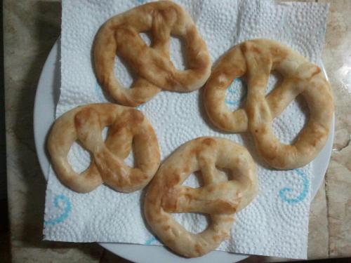 Pretzels - These are the pretzels that I made.