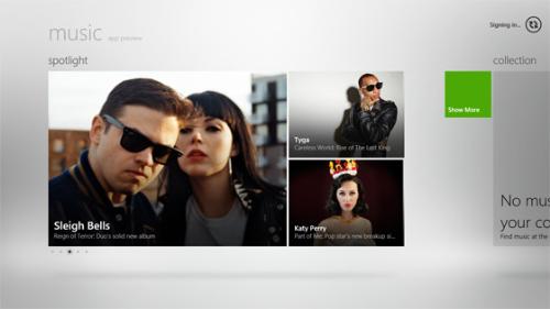 Microsoft Windows 8 music app preview - Microsoft Windows 8 music app preview is awesome, I am just waiting for the final release of windows 8