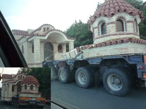 A Church on the run! - You can see two photos.