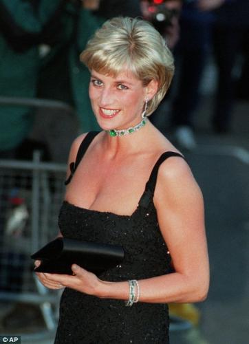 Princess Diana - Princess Diana in the black dress