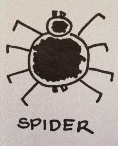 Spider - I'm pretty sure it would feel weird to be bitten by something this small.. but I wonder how those who were bitten by huge spiders felt like!  Will they have supernatural powers like those of Peter Parker's? hehehe.. Just thinking.