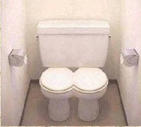 dual seat - dual seat commode in hotel room