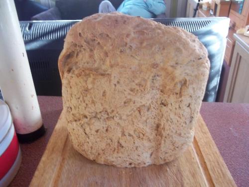 A home made loaf - A loaf made in my breadmaker - very tasty!!