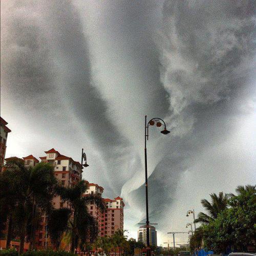 real picture taken by friend of mine - storm picture taken at Kota Kinabalu, Sabah Malaysia