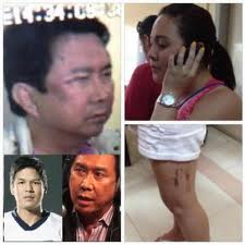 Tulfo-Santiago Brawl in NAIA 3 - A photo of what happened in the NAIA 3 brawl between Mon Tulfo and the Santiago family with friends.