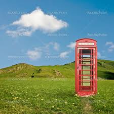 Telephone Booth - This is a photograph of a telephone booth in the countryside. John Wilkes Booth did not have chance to hide in one of these.