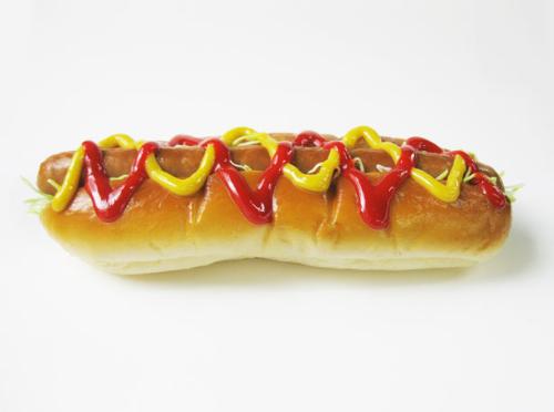 Hot Dog - big hot dog with mustard