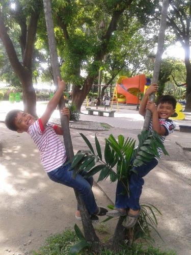 Playful kids - Childhood means playing all day.