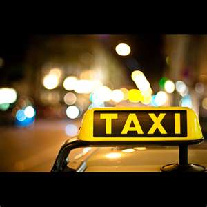 taxi - riding a taxi cab