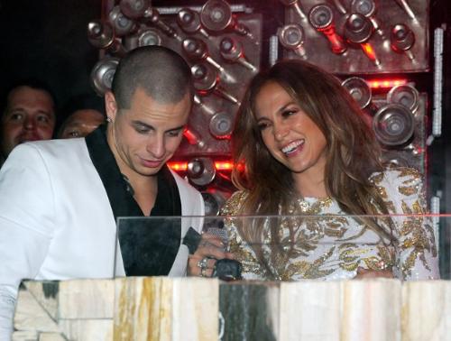 Jennifer Lopez and Casper Smart - A photo of couple Jennifer Lopez and Casper Smart.