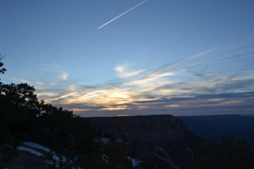 Arizona Sky - Here is my photo of the Arizona sky at the Grand Canyon, March 2012.