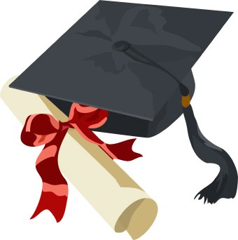hat - hat and diploma